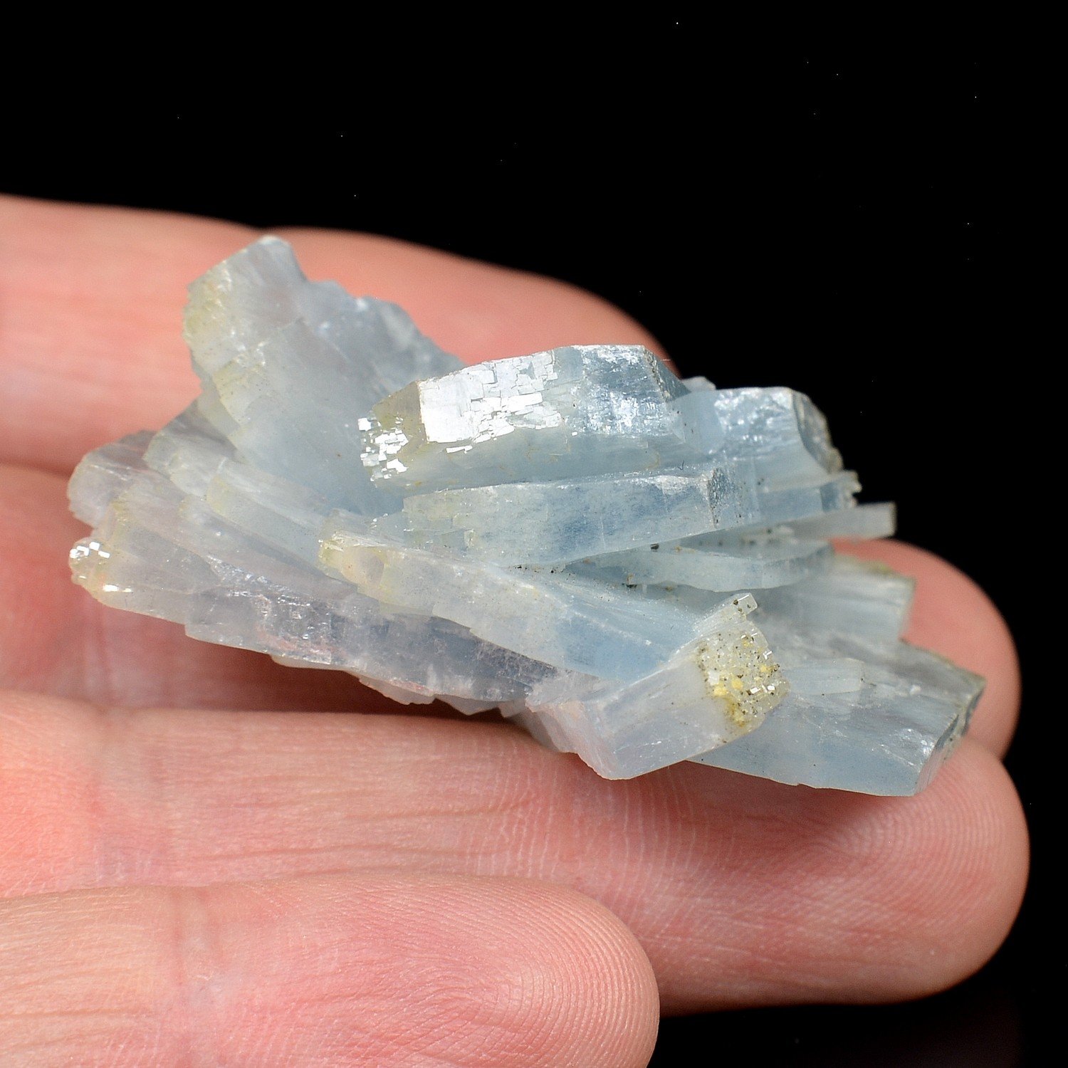 Baryte bleue – Bou Nahas, Maroc