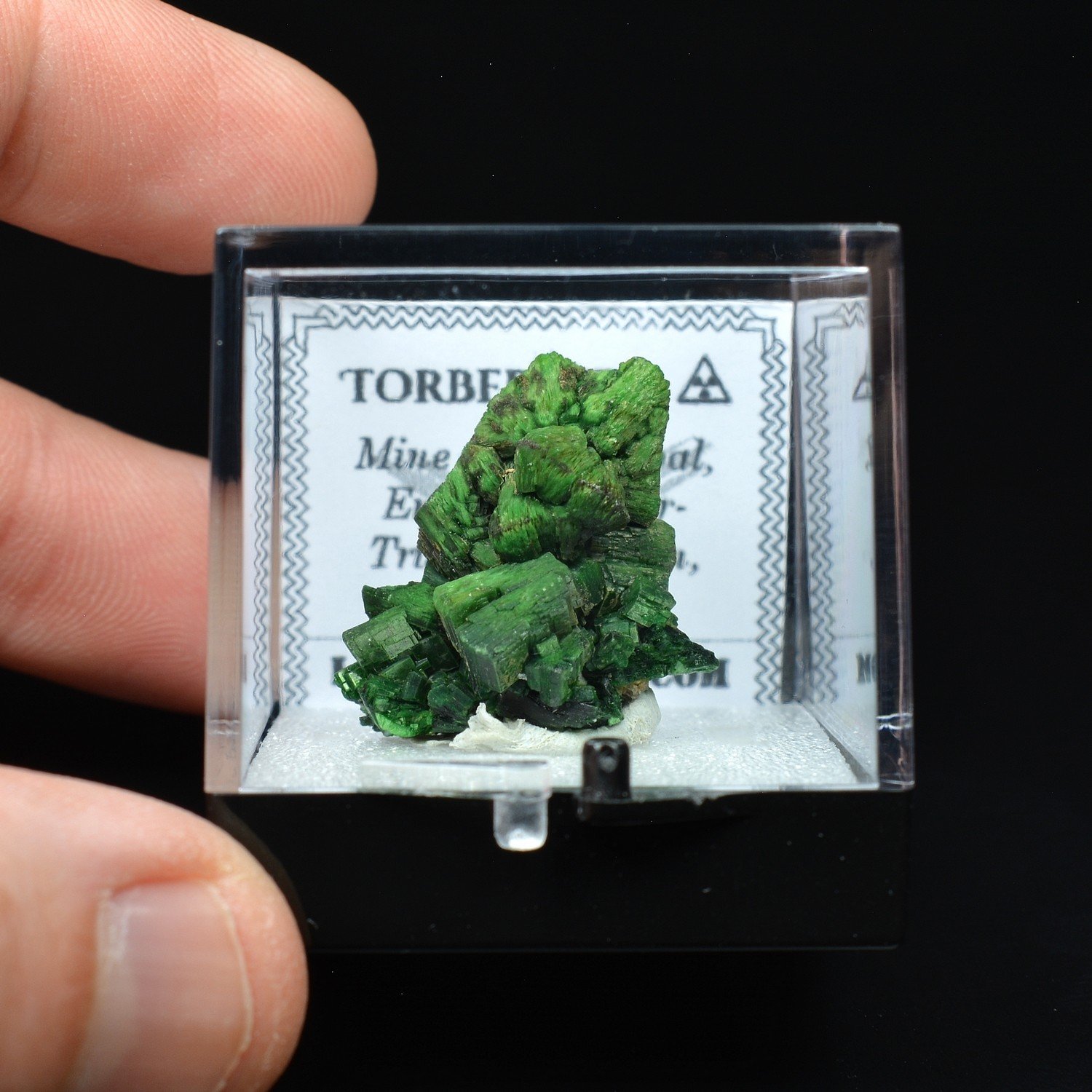 Torbernite - Margabal, Entraygues-sur-Truyères, Aveyron, France