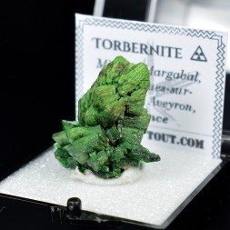 Torbernite - Margabal, Entraygues-sur-Truyères, Aveyron, France