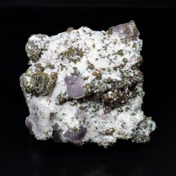 Fluorite and Pyrite – Huanzala Mine, Ancash, Peru