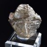 Pink Fluorite on Quartz - Aiguille du Moine, Haute-Savoie, France