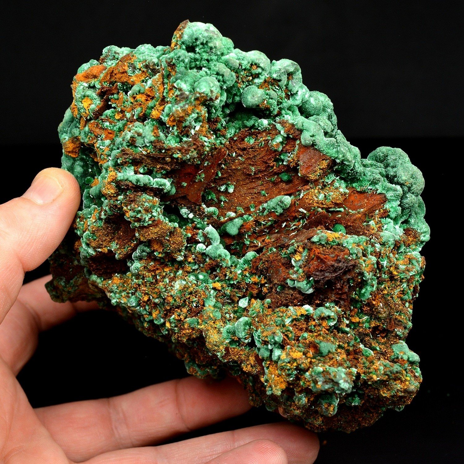 Malachite – Qaleh Zari Mine, Khorasan Province, Persia / Iran Malachite – Qaleh Zari Mine, Khorasan Province, Persia / Iran