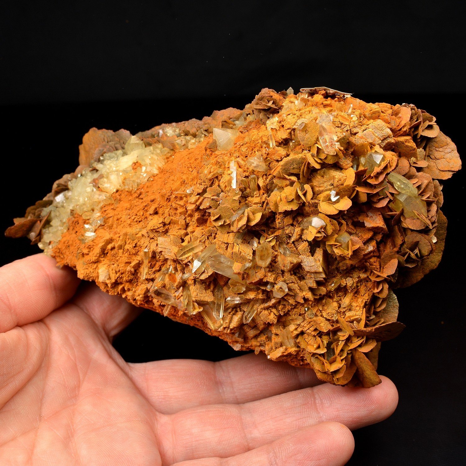 Siderite et quartz – Vizille, Isère, France Siderite et quartz – Vizille, Isère, France
