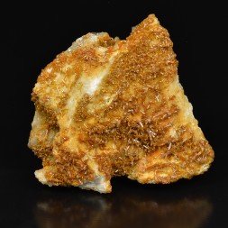 Pyromorphite on Barite – Les Farges, Ussel, Corrèze, France
