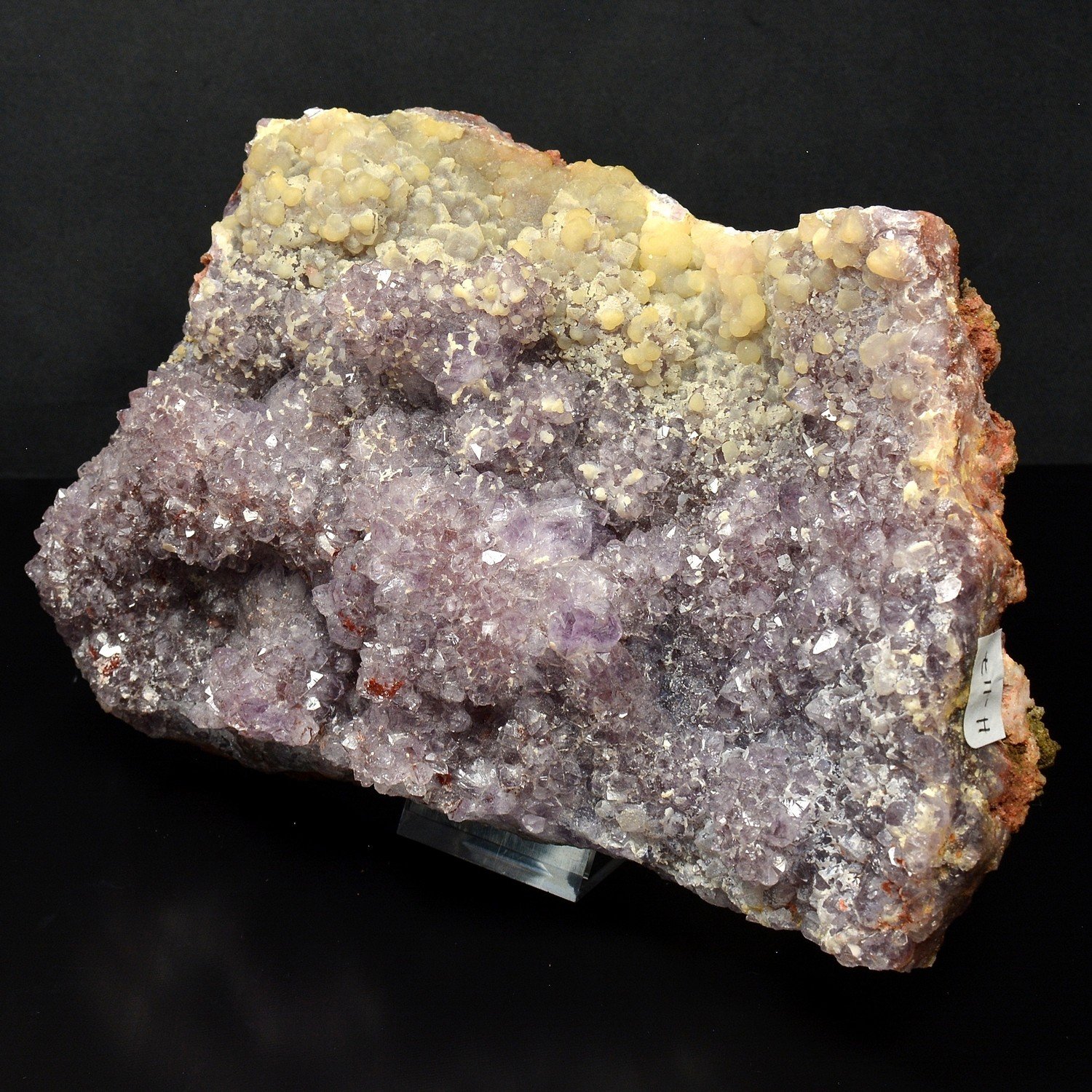 Amethyst and Calcite – Sidi Rahal, Morocco Amethyst and Calcite – Sidi Rahal, Morocco