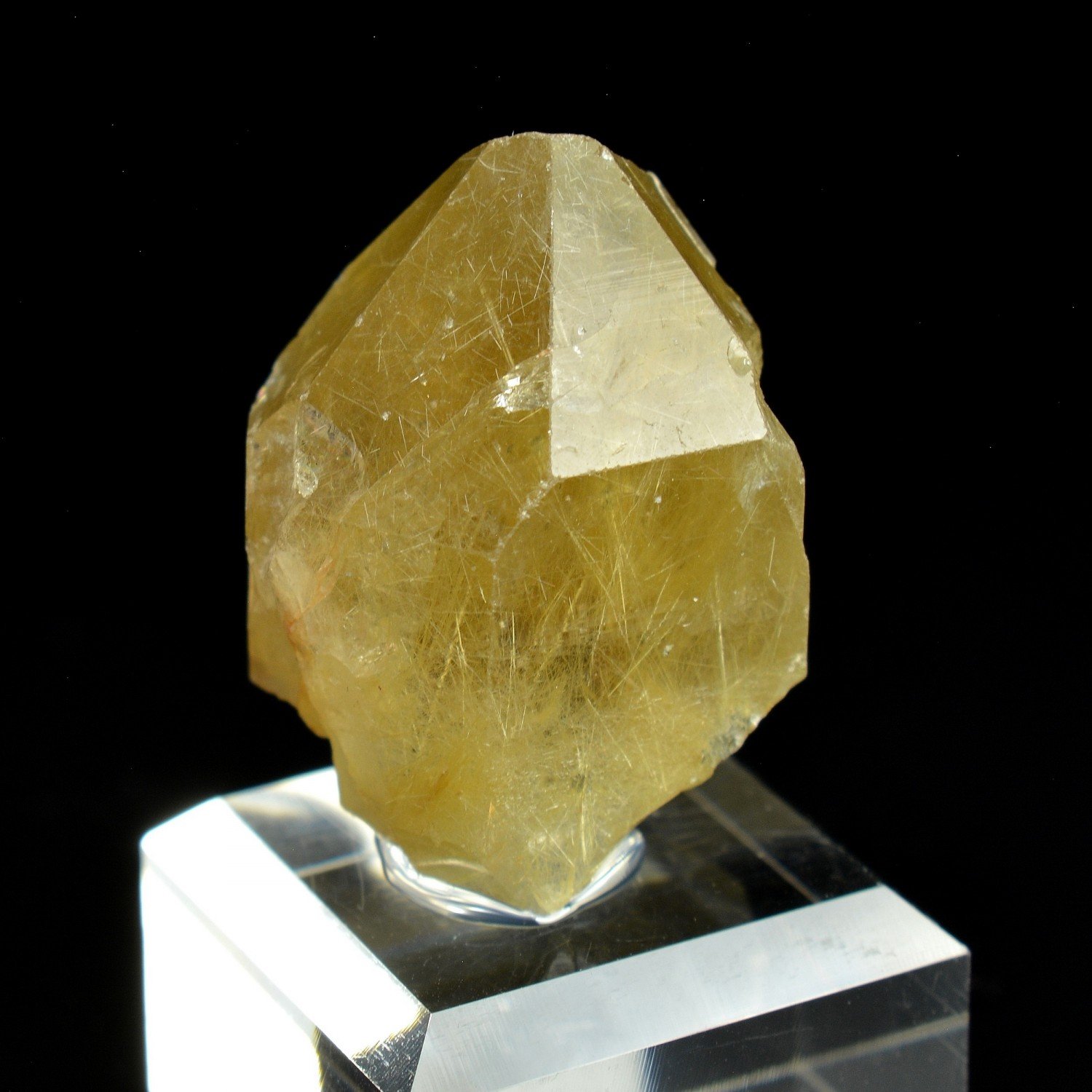 Quartz à inclusions de rutile - Novo Horizonte, Bahia, Brésil