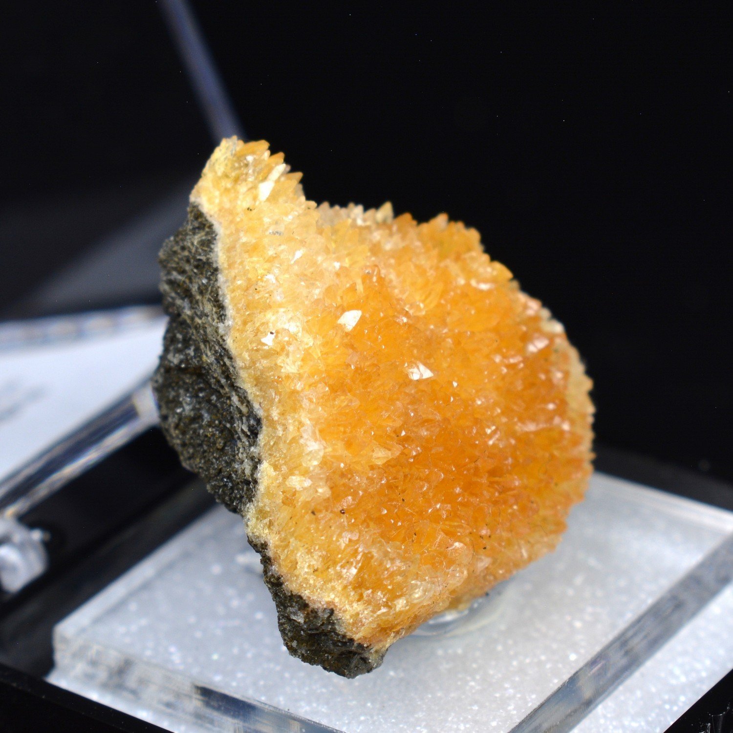 Orange calcite - Grabiszyce Quarry, Luban District, Poland