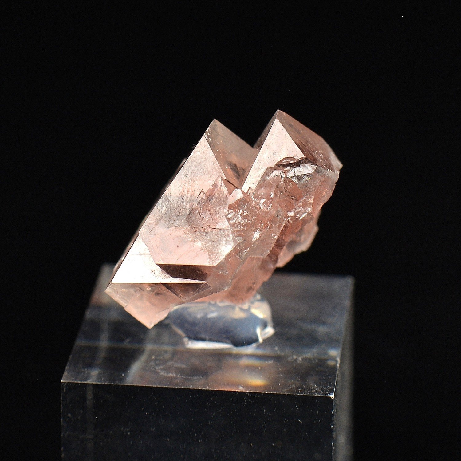 Pink Fluorite - Aiguille du Moine, Haute-Savoie, France