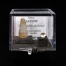 Sapphire from Sri Lanka – DUO Natural Crystal and Cut Gemstone