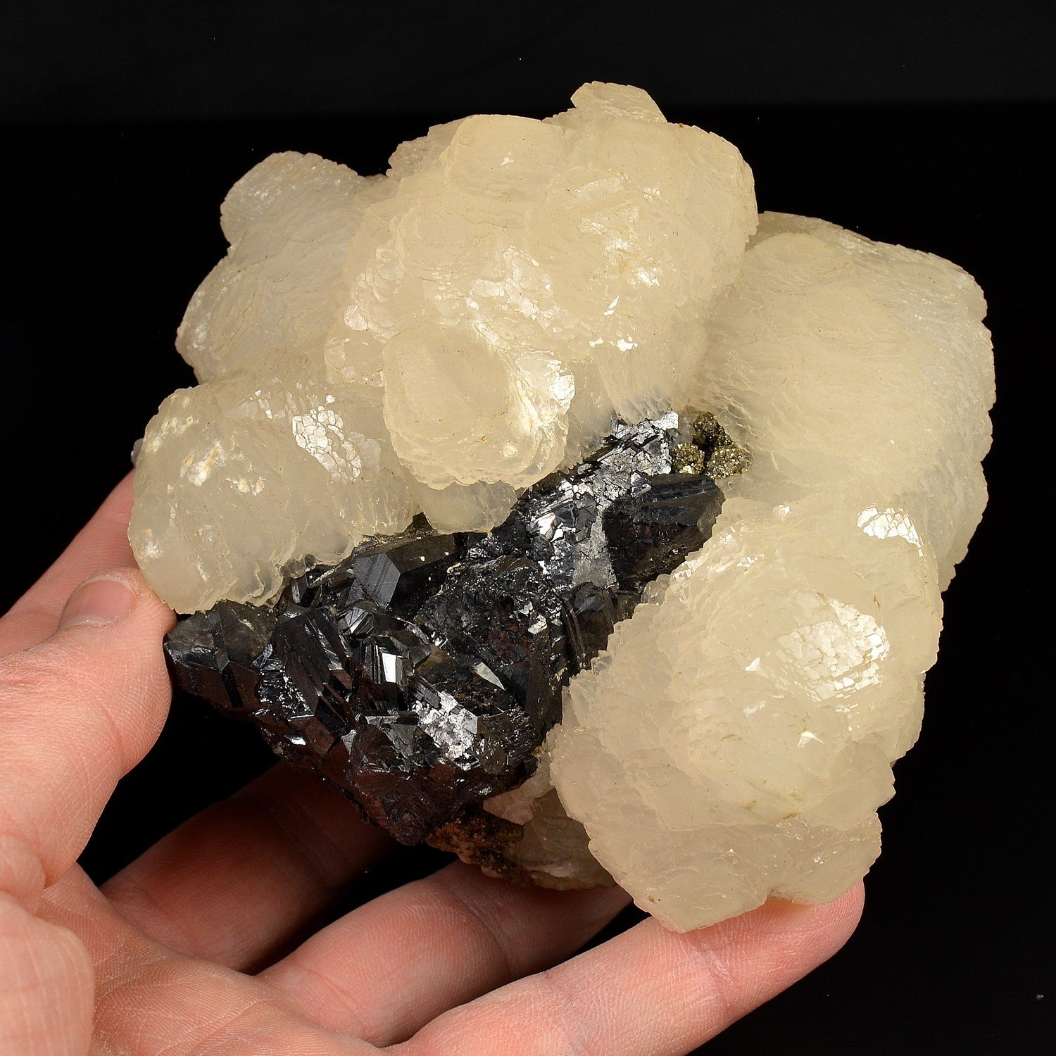 Calcite et sphalérite – Trepça, Kosovo Calcite et sphalérite – Trepça, Kosovo
