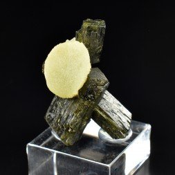 Prehnite et épidote - Diamonkara, Kayes, Mali