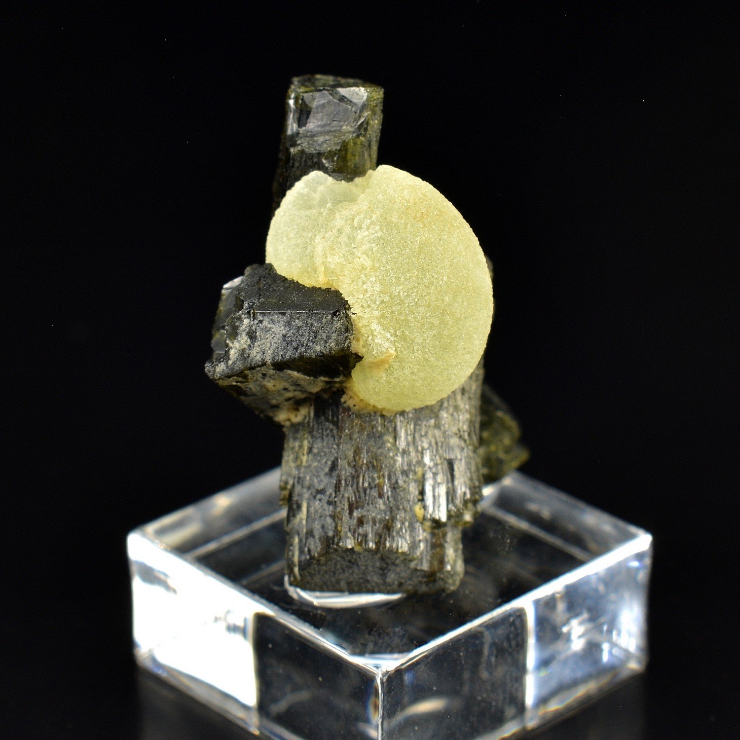Prehnite et épidote - Diamonkara, Kayes, Mali