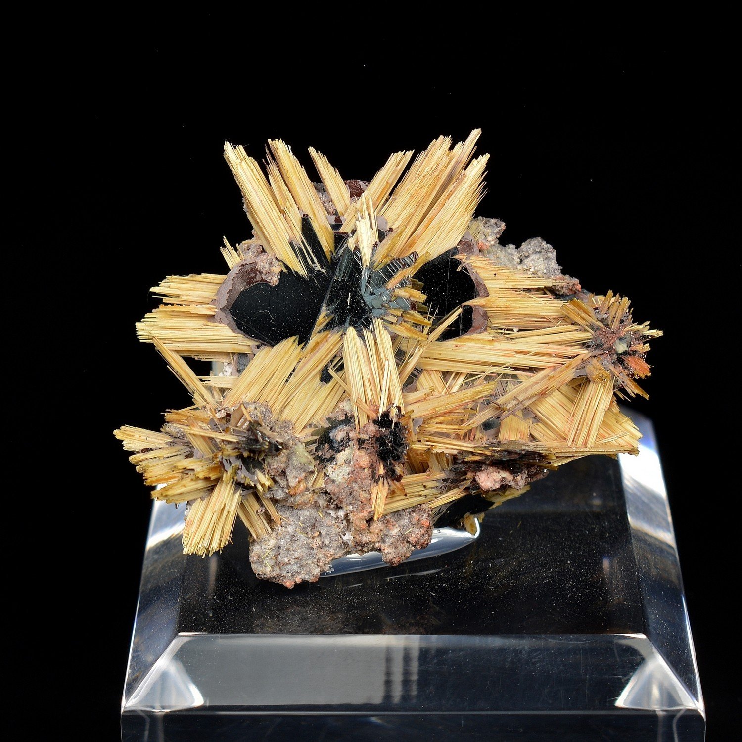 Rutile and Hematite - Novo Horizonte, Bahia, Brazil