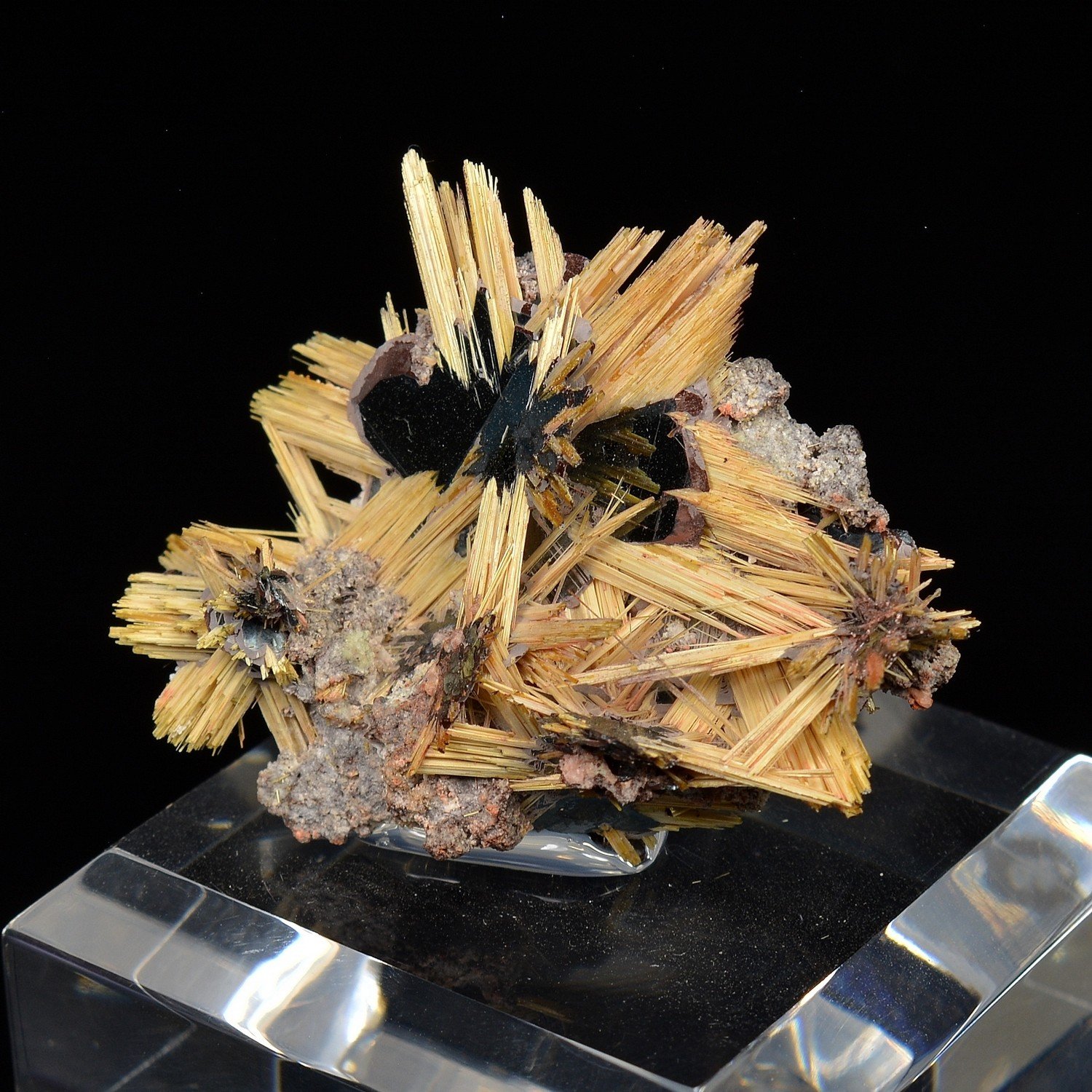 Rutile and Hematite - Novo Horizonte, Bahia, Brazil