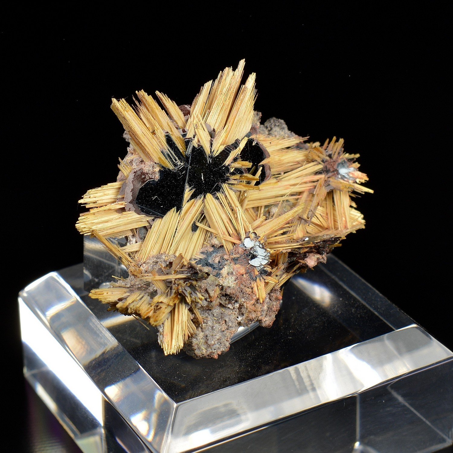Rutile and Hematite - Novo Horizonte, Bahia, Brazil