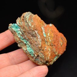 Aurichalcite et limonite – Mine Ojuela, Mapimí, Durango, Mexique