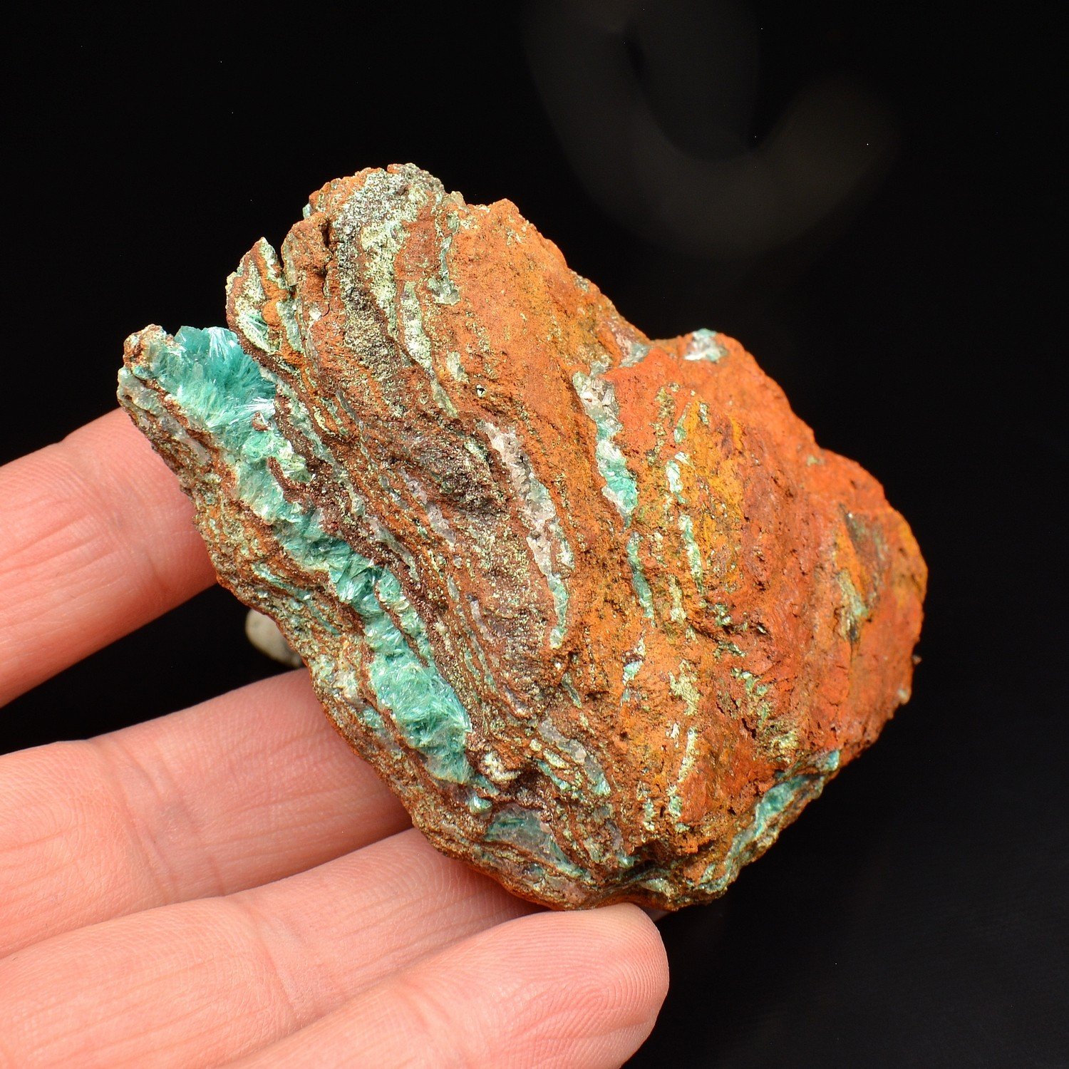 Aurichalcite and Limonite – Ojuela Mine, Mapimí, Durango, Mexico Aurichalcite and Limonite – Ojuela Mine, Mapimí, Durango, Mexico