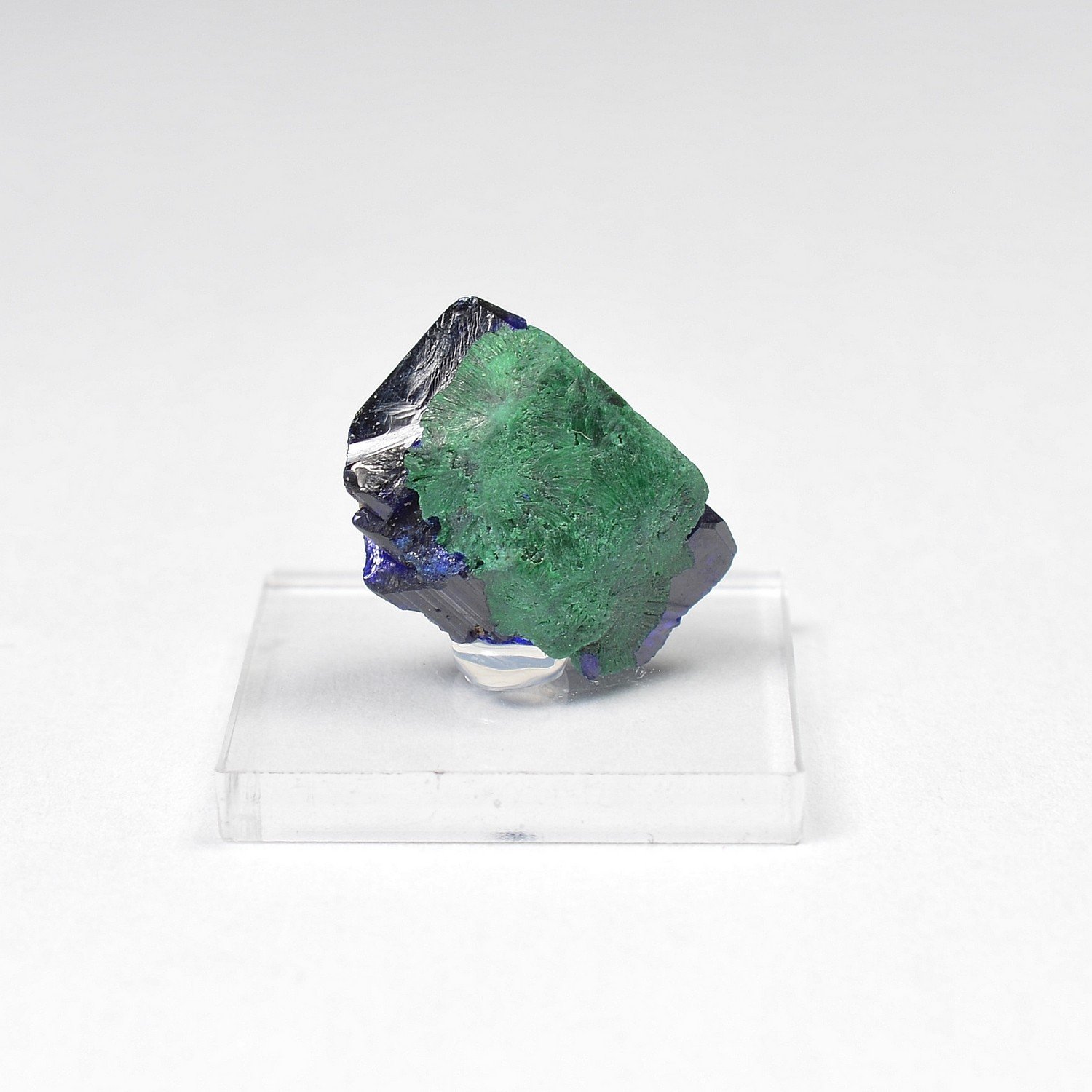 Azurite and Malachite - Kerrouchen, Morocco