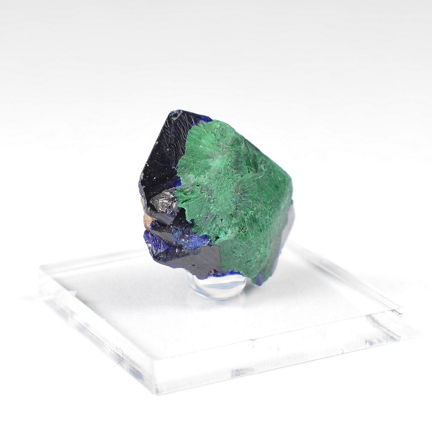 Azurite et malachite - Kerrouchen, Maroc