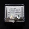 Aquamarine – DUO natural crystal and cut gemstone