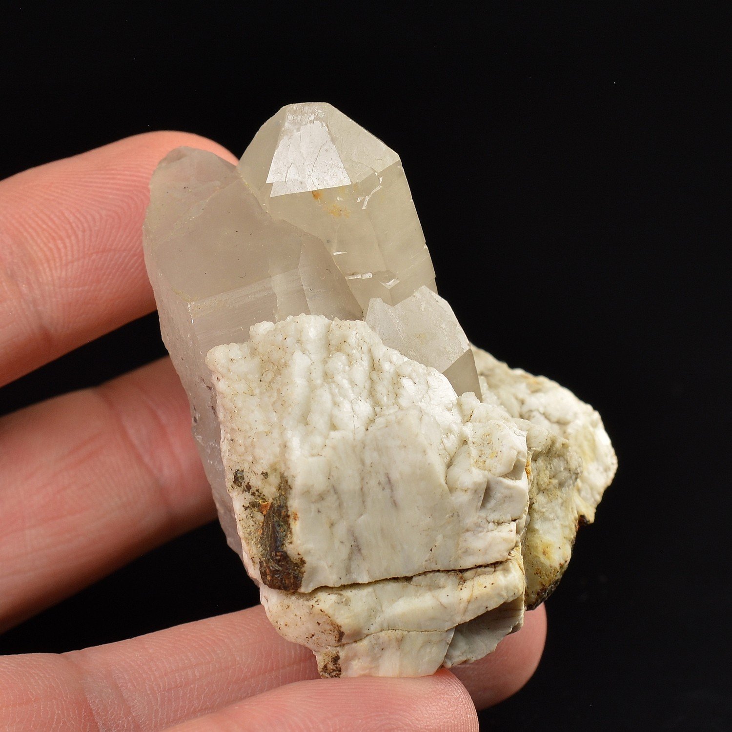 Quartz and Orthoclase – Cuasso al Monte, Province of Varese, Lombardy, Italy