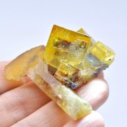 Fluorite and barite - Bergmännisch Glück mine, Germany