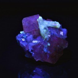 Fluorite, barite and galena - Bergmännisch Glück mine, Germany
