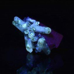 Fluorite, barite, chalcopyrite - Bergmännisch Glück mine, Germany