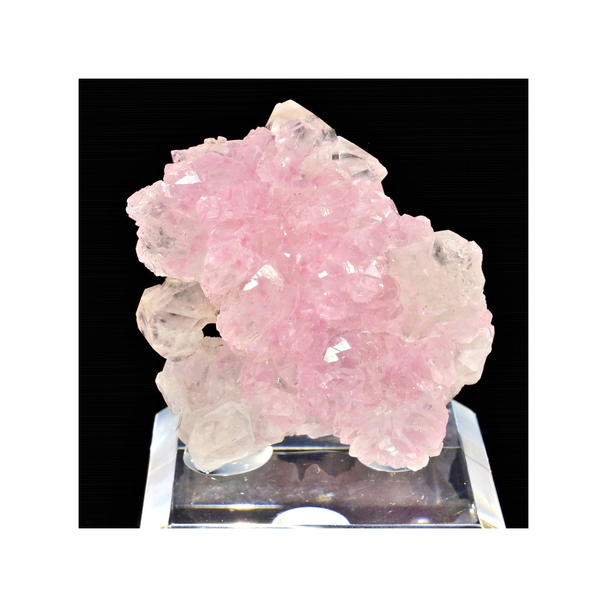 Quartz rose cristallisé - Coronel Murta, Minas Gerais, Brésil