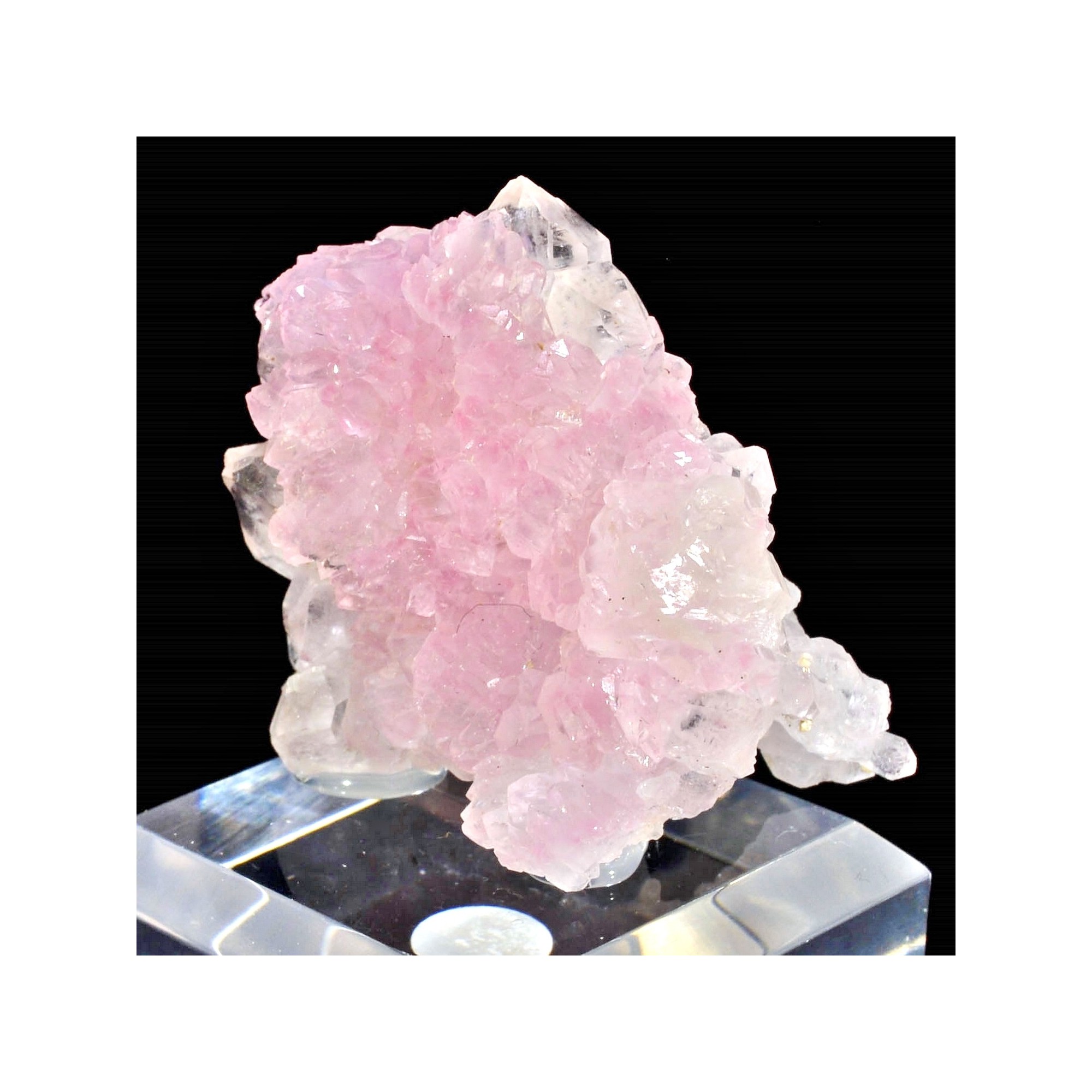 Quartz rose cristallisé - Coronel Murta, Minas Gerais, Brésil