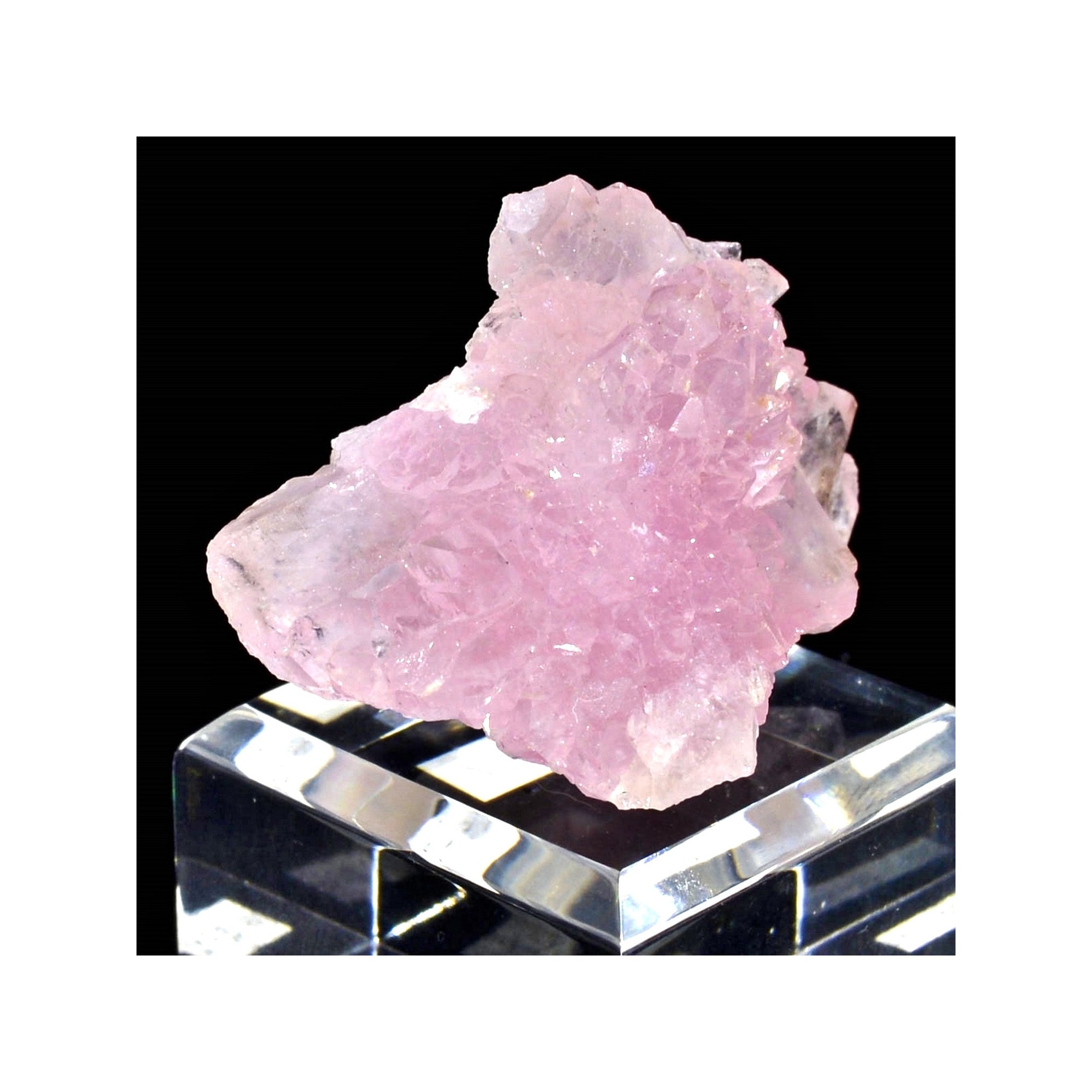 Pink quartz cristallized - Coronel Murta, Minas Gerais, Brazil