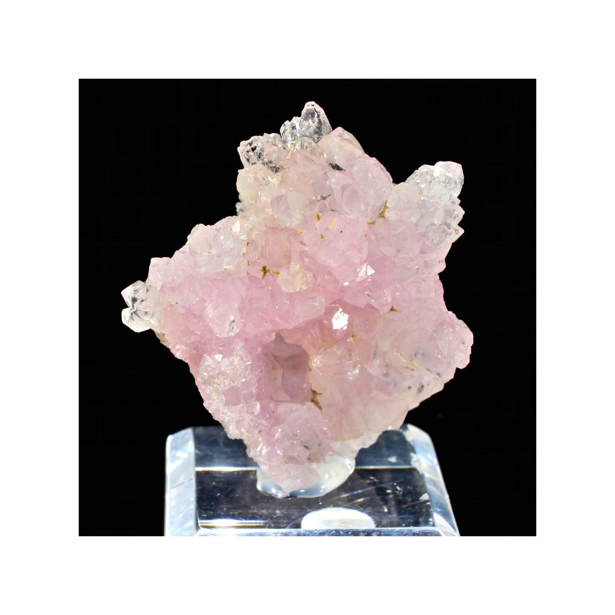 Pink quartz cristallized - Coronel Murta, Minas Gerais, Brazil