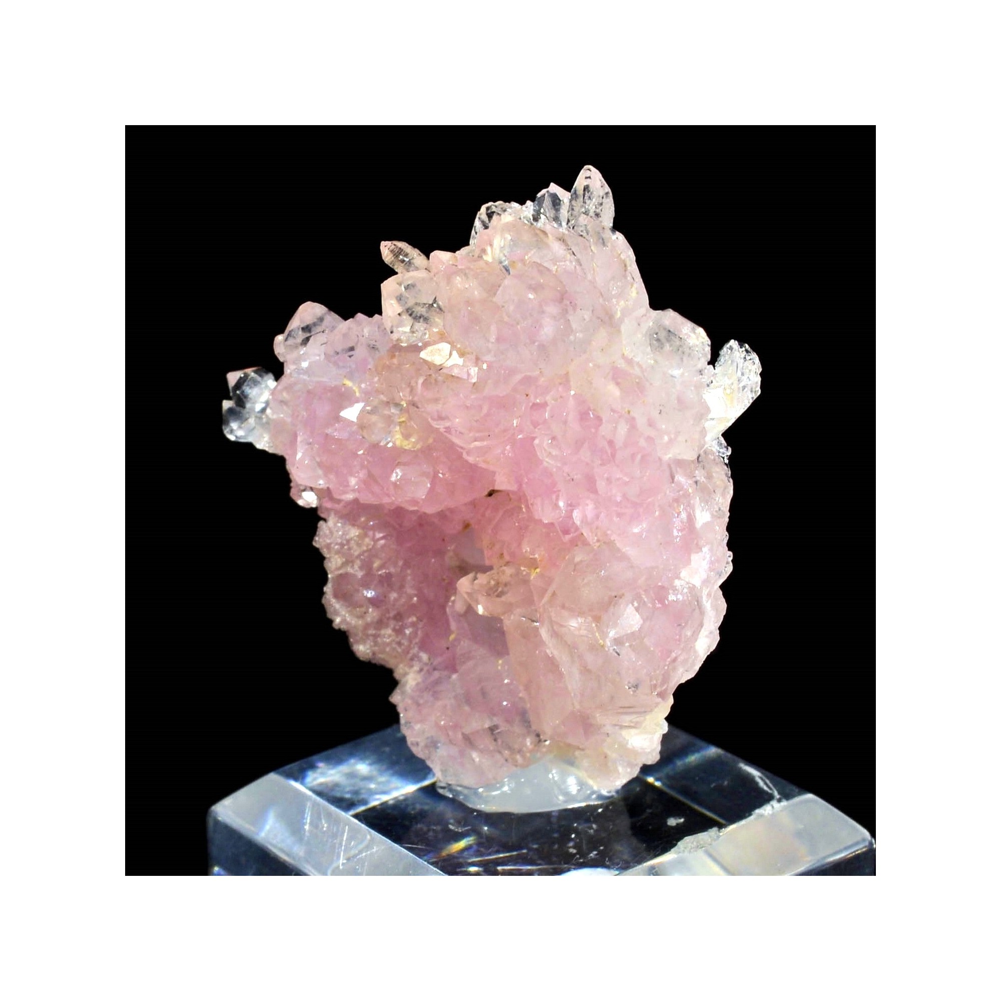 Quartz rose cristallisé - Coronel Murta, Minas Gerais, Brésil