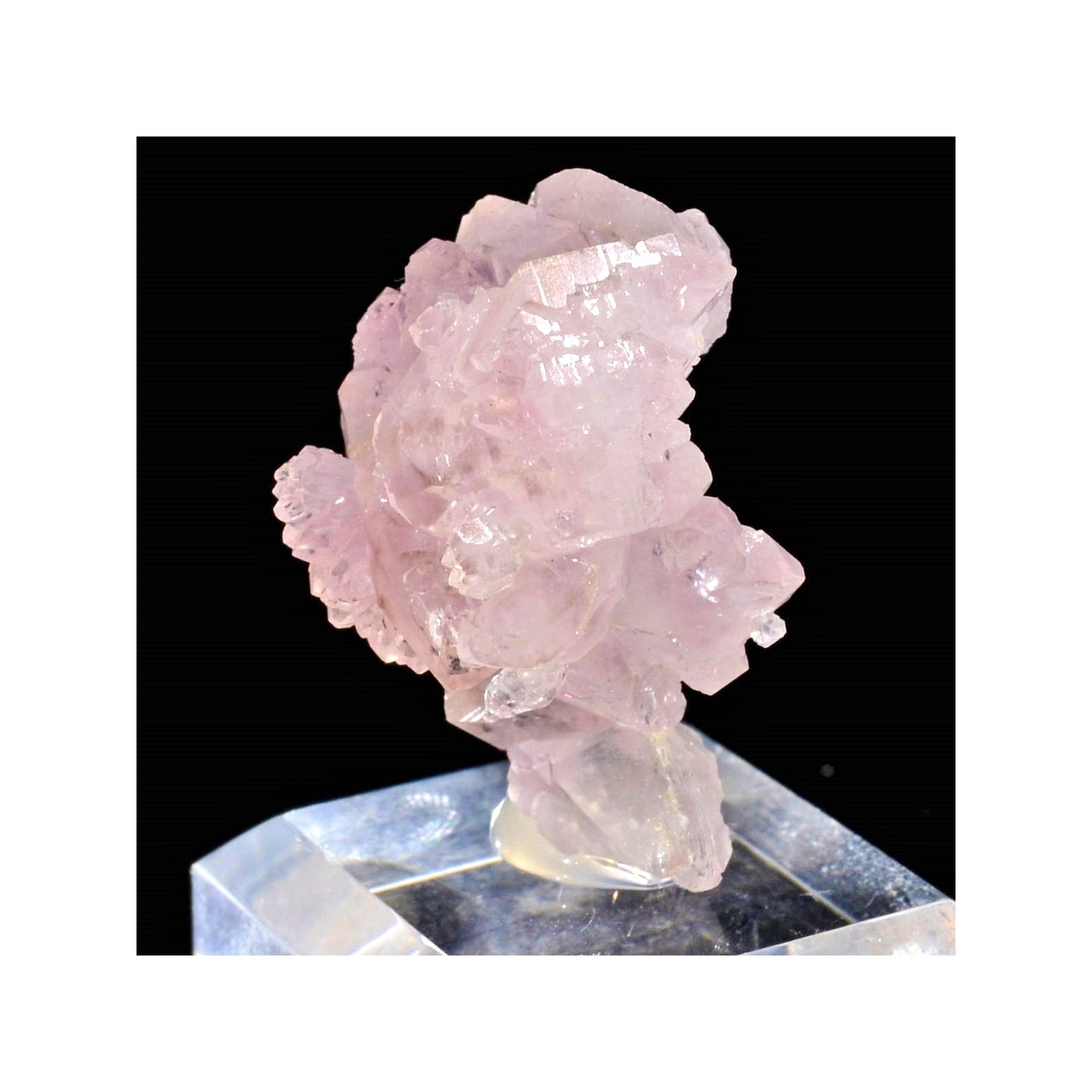 Quartz rose cristallisé - Coronel Murta, Minas Gerais, Brésil