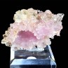 Quartz rose cristallisée t quartz fumé - Coronel Murta, Minas Gerais, Brésil