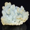 Prehnite psm laumontite - Carrière Malad, district de Mumbai, Maharashtra, Inde.