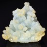 Prehnite psm laumontite - Carrière Malad, district de Mumbai, Maharashtra, Inde.