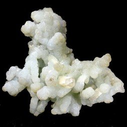 Prehnite psm laumontite et apophyllite - Carrière Malad, district de Mumbai, Maharashtra, Inde.