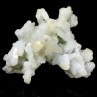 Prehnite psm laumontite et apophyllite - Carrière Malad, district de Mumbai, Maharashtra, Inde.