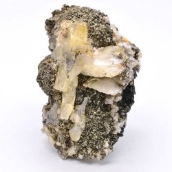 Barytine et marcasite - Oumjrane, Maroc