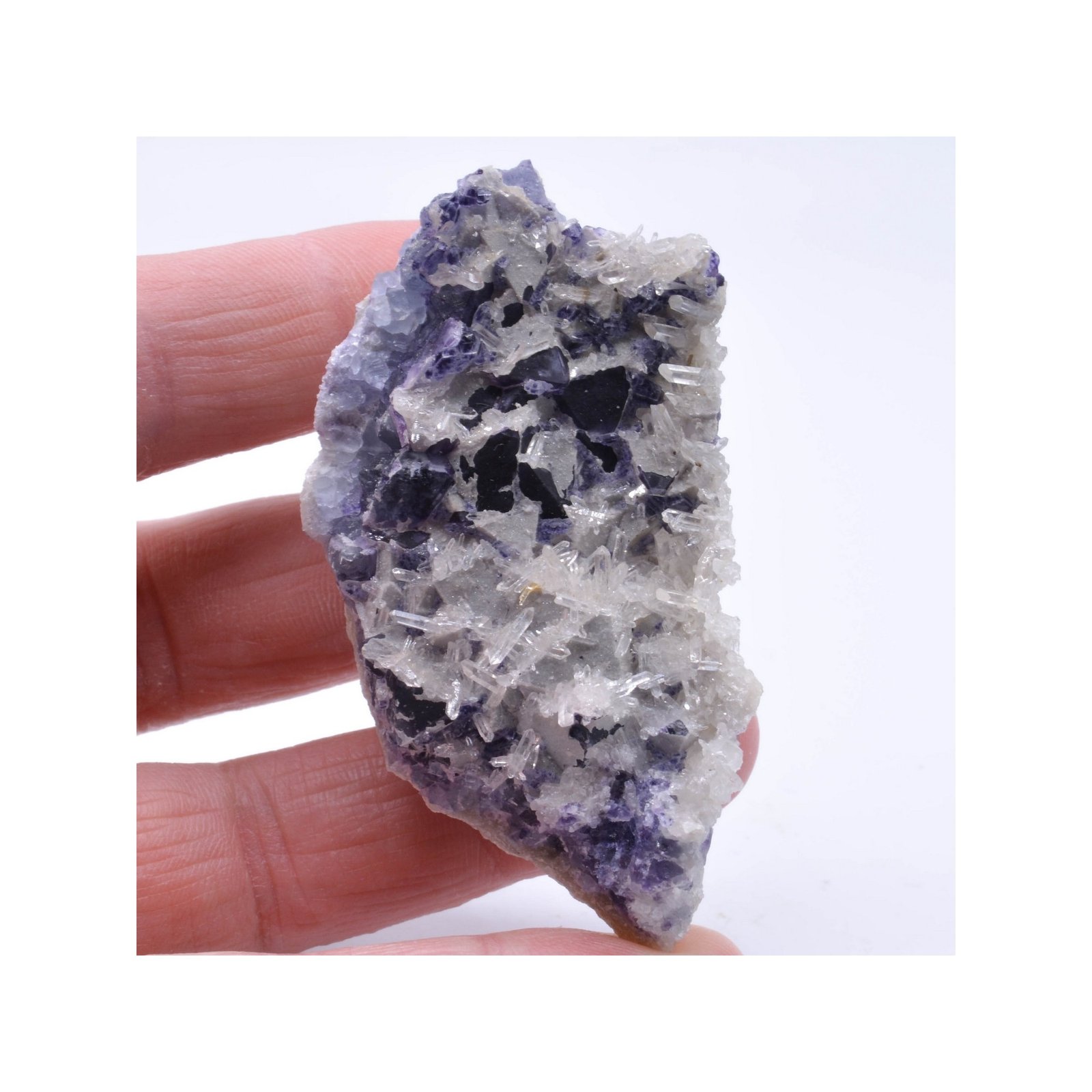 Fluorine et quartz - Grand-Champ, Morbihan, France