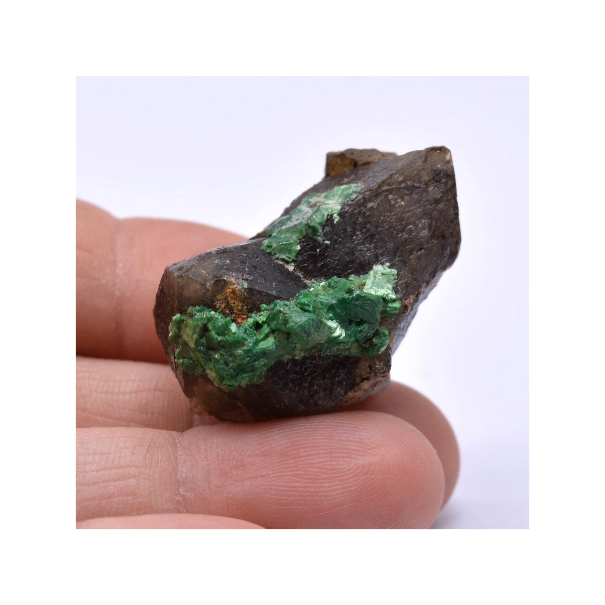 Torbernite - Entraygues, Aveyron, France