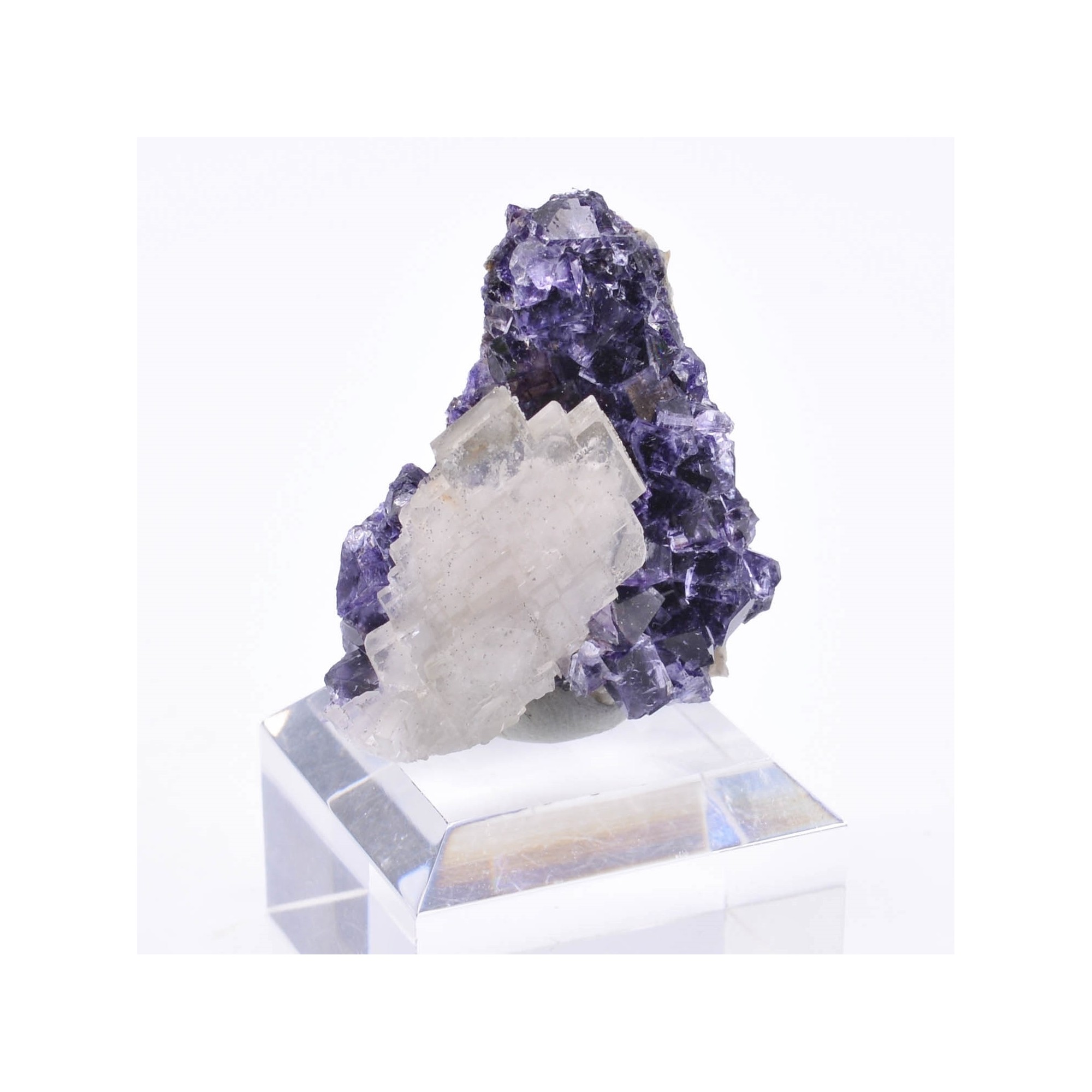 Fluorite and barite - Saint-Peray, Ardèche, France