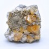 Scheelite sur muscovite - Monts Xuebaoding, Pingwu, Province du Sichuan, Chine