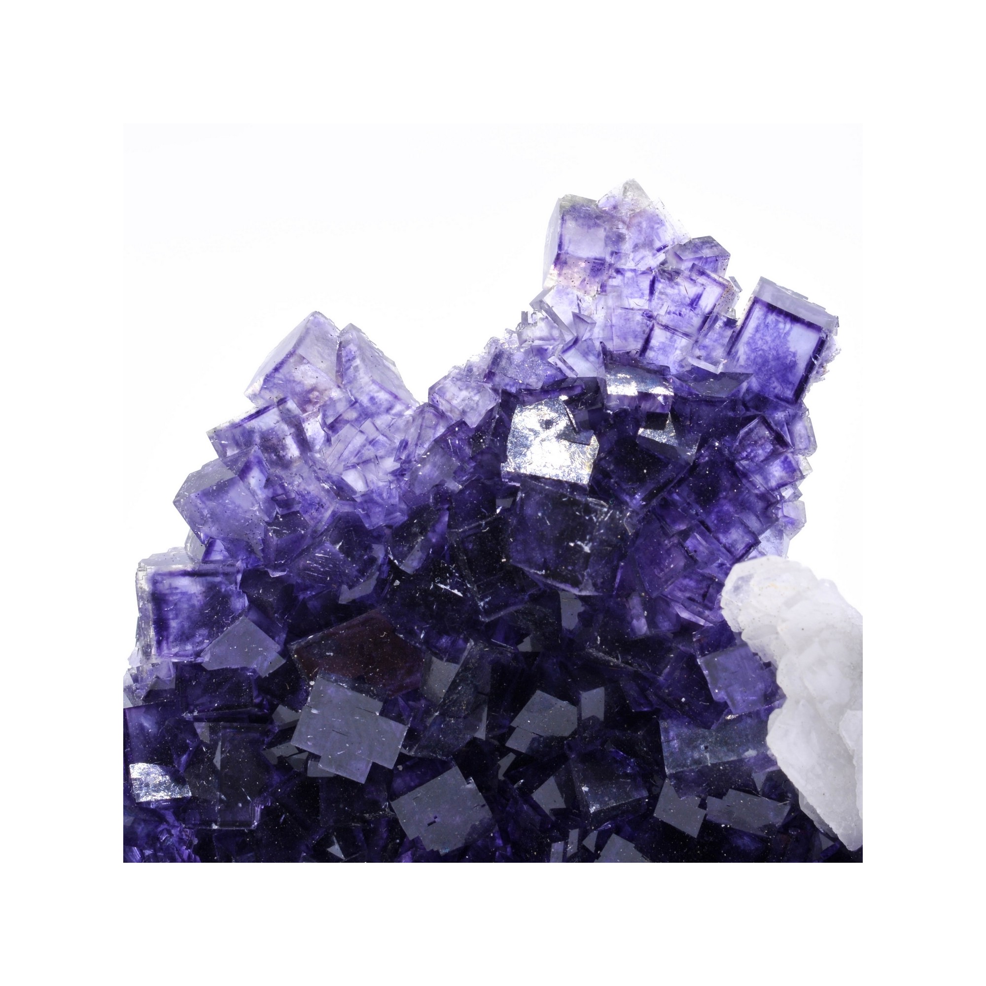 Fluorite and barite - Saint-Peray, Ardèche, France