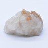 Quartz et périmorphose de calcite - Ploemeur, Morbihan, France