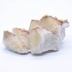 Quartz et périmorphose de calcite - Ploemeur, Morbihan, France