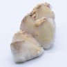 Quartz et périmorphose de calcite - Ploemeur, Morbihan, France