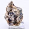 Azurite sur quartz - Mas-Dieu, Gard, France