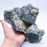 Blue fluorite - Chavaniac-Lafayette, Haute-Loire, France